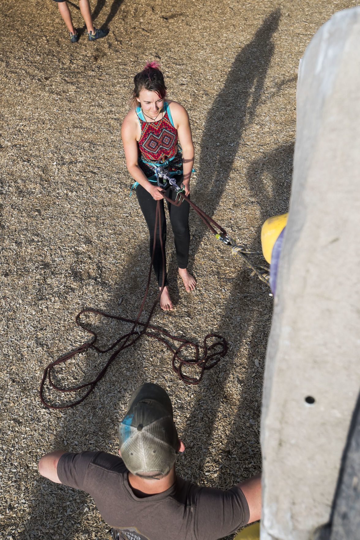 Exum Mountain Guides rappel back up clinic